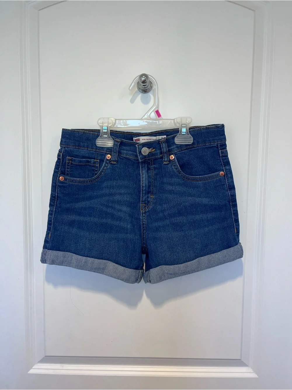 Levi's Girls Cuffed Denim Shorts